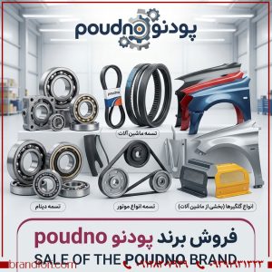 فروش برند آماده پودنو POUDNO؛ انتخابی مناسب برای فعالیت در حوزه قطعات خودرو و لوازم یدکی